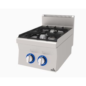 OCAK SET ÜSTÜ 2 BEKLİ 400*600*300 MM. NG-LPG. NG