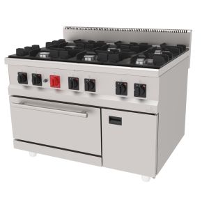 KUZİNE BACK'Lİ FIRINLI GAZLI 6'LI LPG
