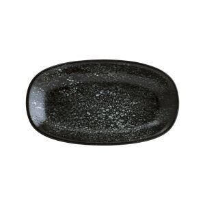 COSMOS BLACK GOURMET OVAL KAYIK TABAK 19*11 CM