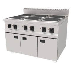 OCAK SET ÜSTÜ 6 PLATE 1200*900*850 MM. ELK.