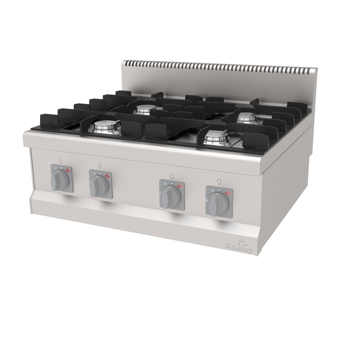 OCAK SET ÜSTÜ 4 BEKLİ 800*700*300 MM. NG-LPG.