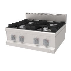 OCAK SET ÜSTÜ 4 BEKLİ 800*700*300 MM. NG-LPG.