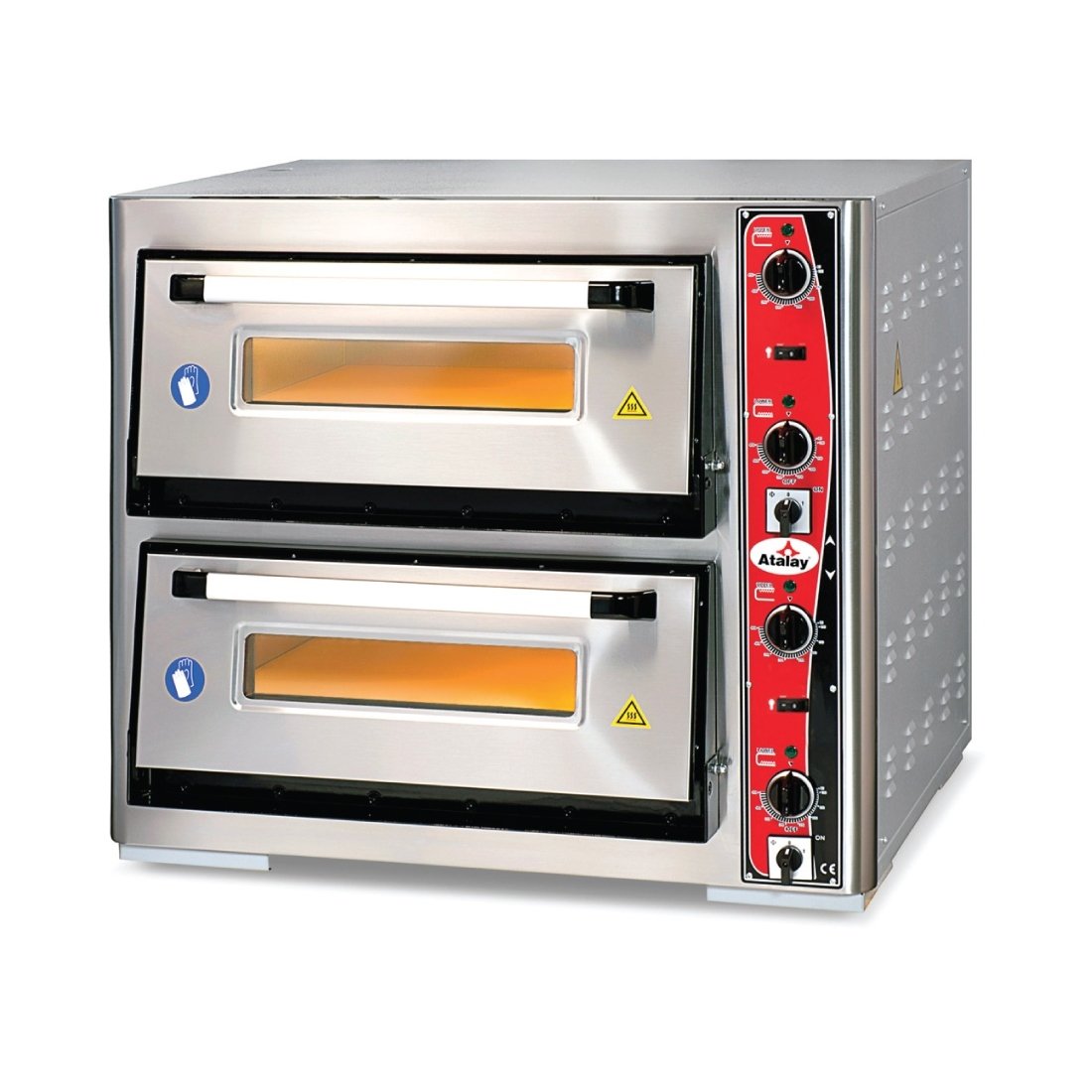 PİZZA FIRINI 620*620*150 MM. İÇ HAZNE ÇİFT KATLI ELK.