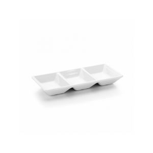 PORELİN 3 GÖZLÜ KARE KAYIK 10*20 CM