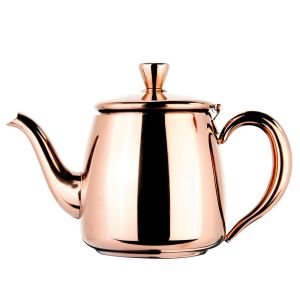 ÇELİK KAHVE VE ÇAY POTU 550 MM BAKIR