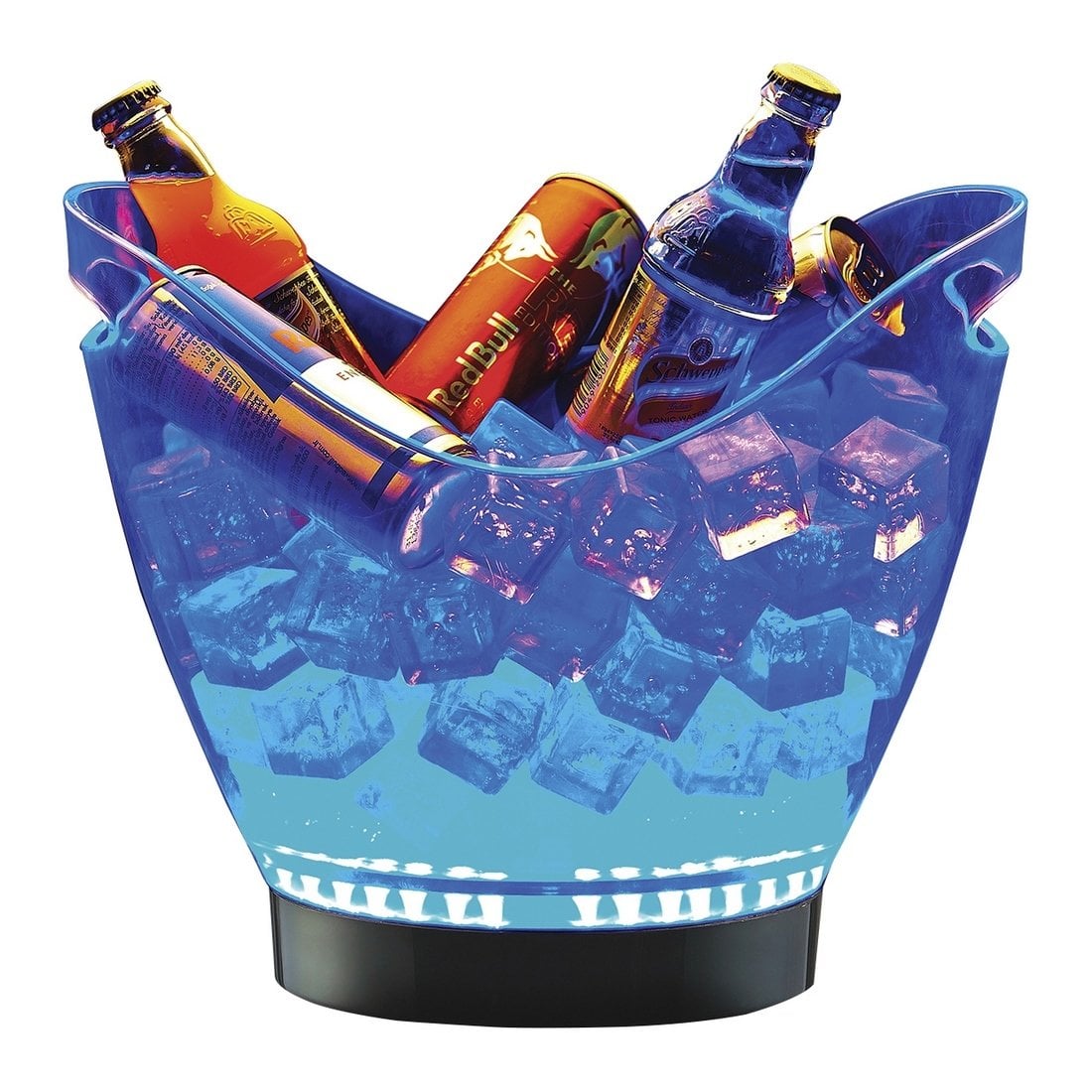 LED IŞIKLI AKRİLİK ŞİŞE KOVASI 27*20*H:23 CM
