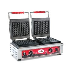 WAFFLE MAKİNASI ÇİFTLİ KARE ELK.