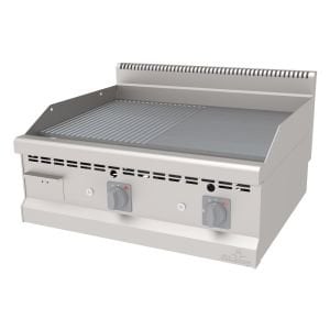 IZGARA SET ÜSTÜ YARI OLUKLU YARI DÜZ 800*700*300 MM. NG-LPG.