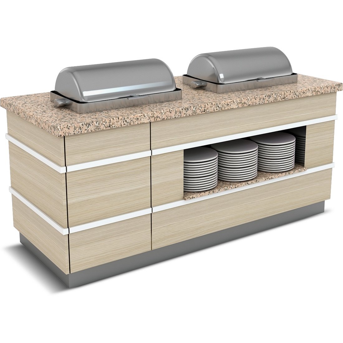 GALATA SICAK SERVİS ÜNİTESİ REŞOLU 1X1/1 CHAFİNG DİSH 1200*900*900/1550