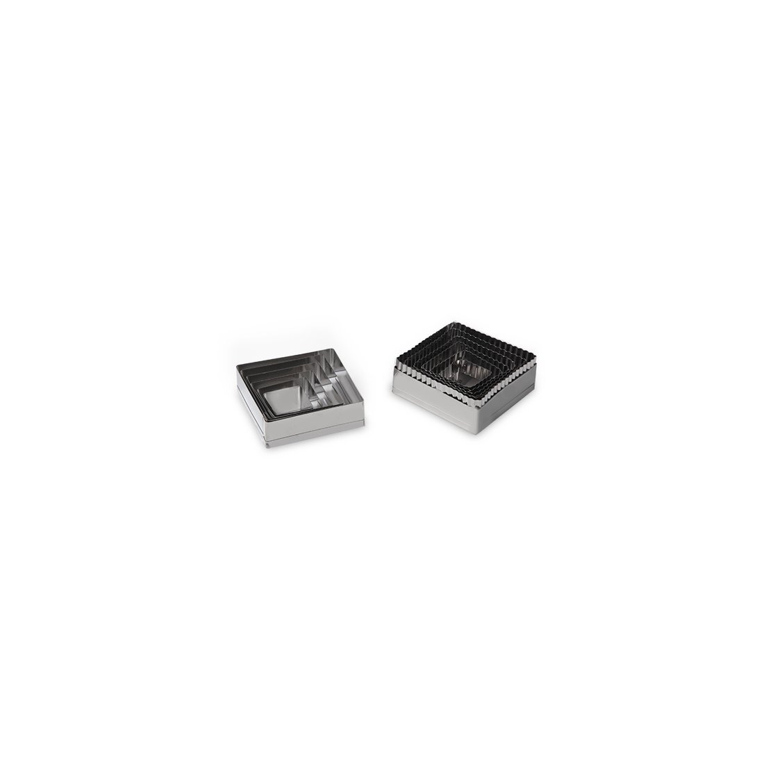 DÜZ KARE METAL VOLOVAN 6 LI SET