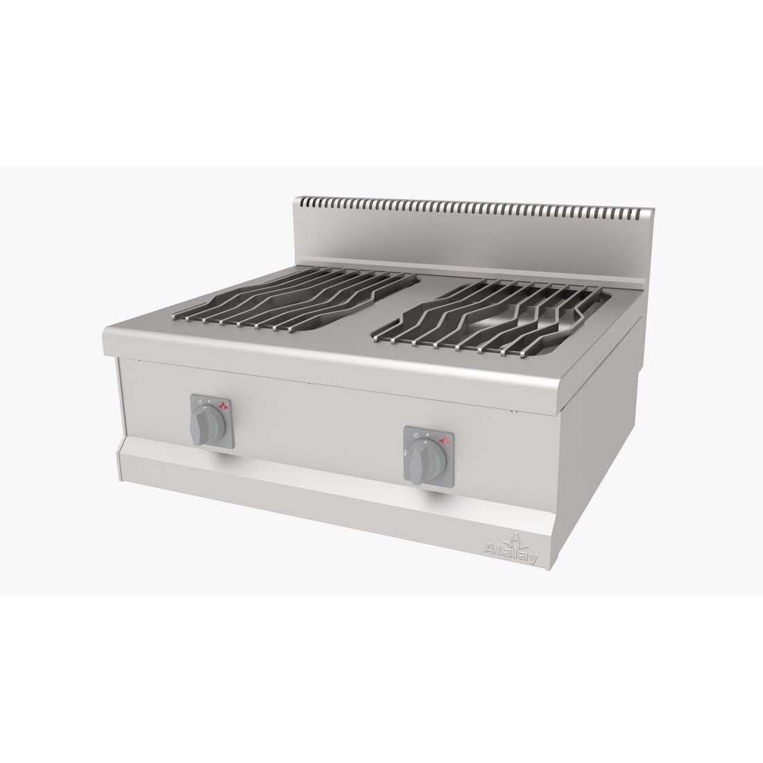 OCAK SET ÜSTÜ YANYANA 2 BEKLİ 800*700*300 MM. NG-LPG. LPG