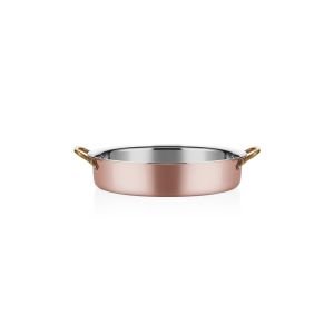 MM BAKIR OVAL DERİN SAHAN 28*21*6CM + KAPAK