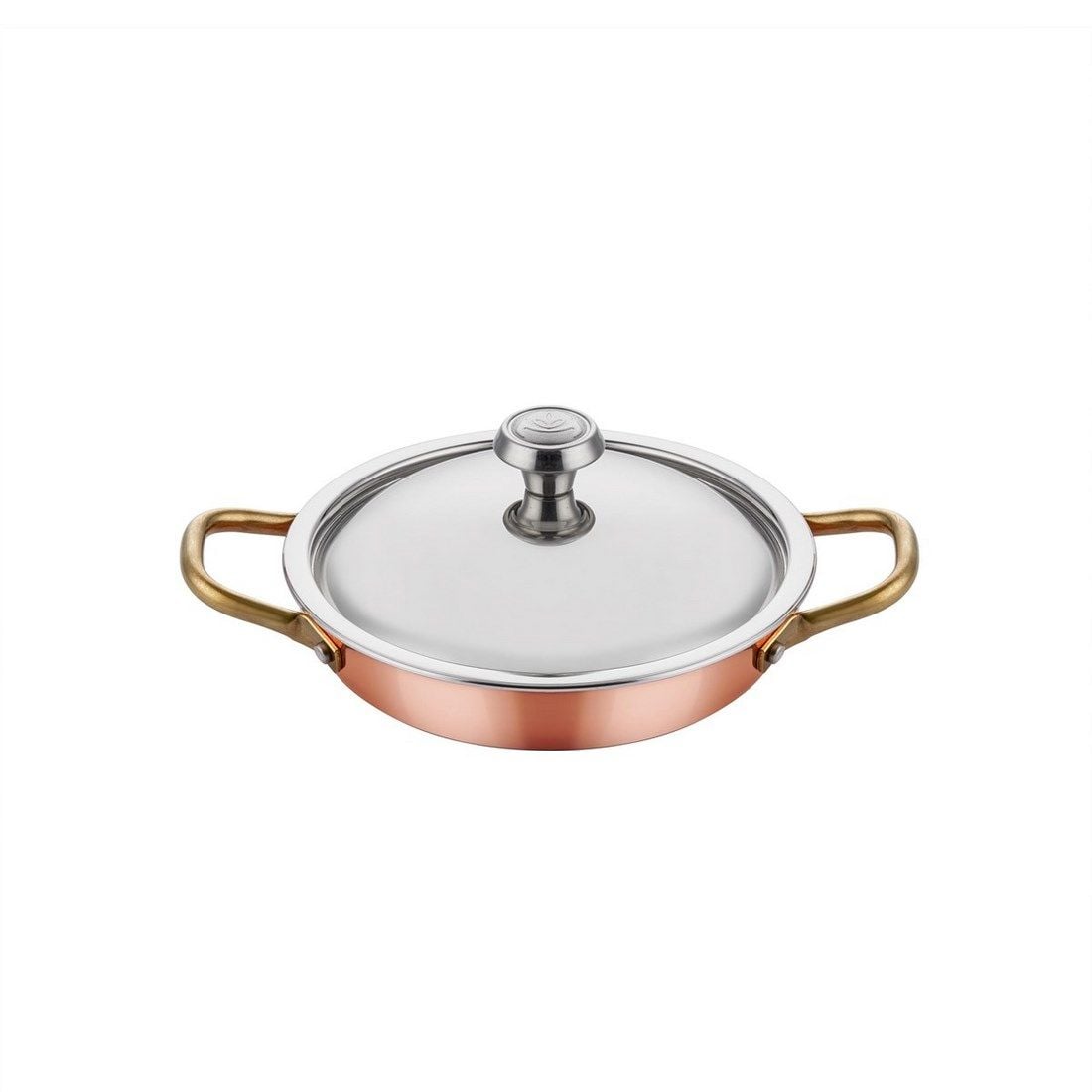 MM BAKIR YUMURTA SAHANI 12CM + KAPAK