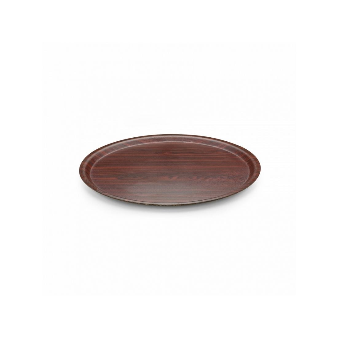KRAFT TEPSİ KAYMAZ YUVARLAK MAUN MAT 38 CM