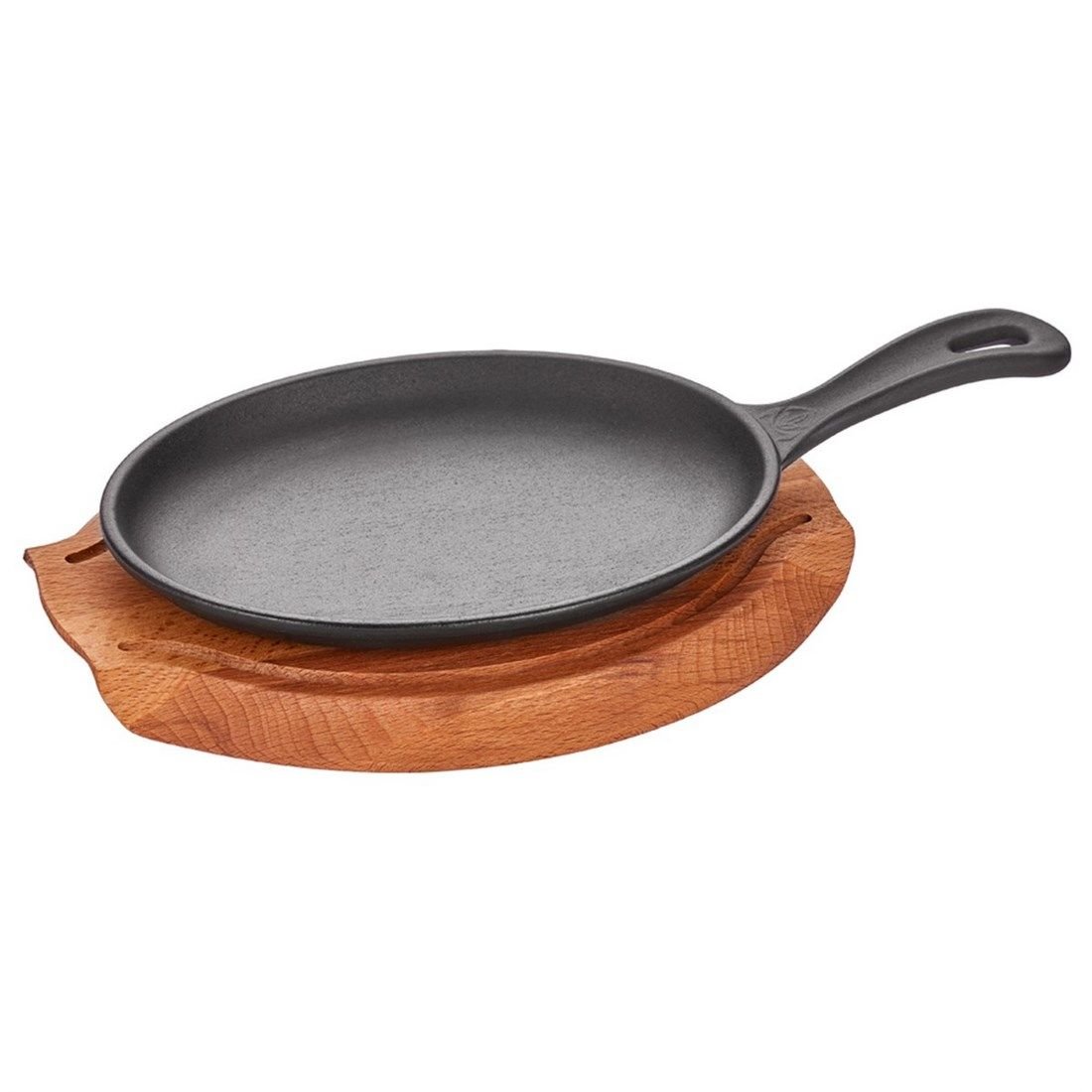 D.DEMİR OVAL SAPLI FAJİTA 24*17CM +NİHALE