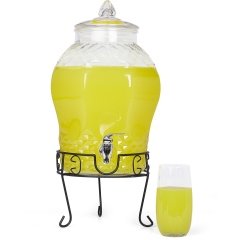 CAM ŞERBETLİK MUSLUKLU 10 LT
