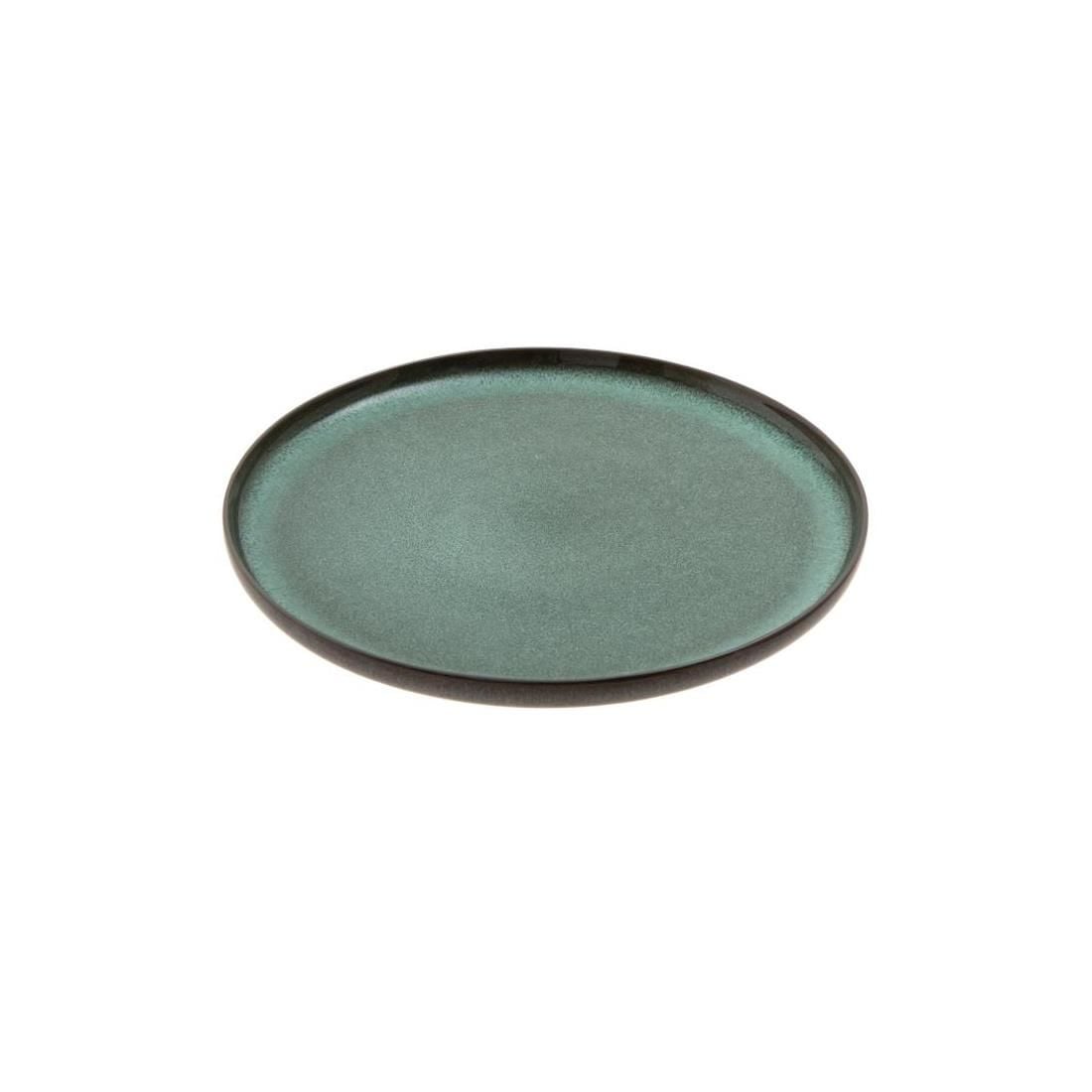 JUMBO TWİN GREEN DÜZ TABAK 21 CM