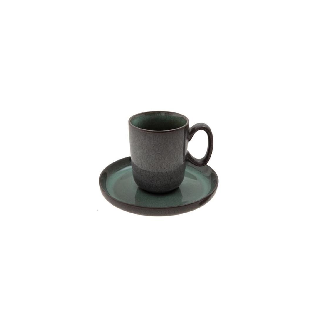 JUMBO TWİN GREEN FİNCAN TABAK 12 CM