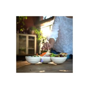 GUZZINI TIERRA 3LÜ ÇEREZLİK BOZ KAHVERENGİ 29,5*21,4*5,2 CM