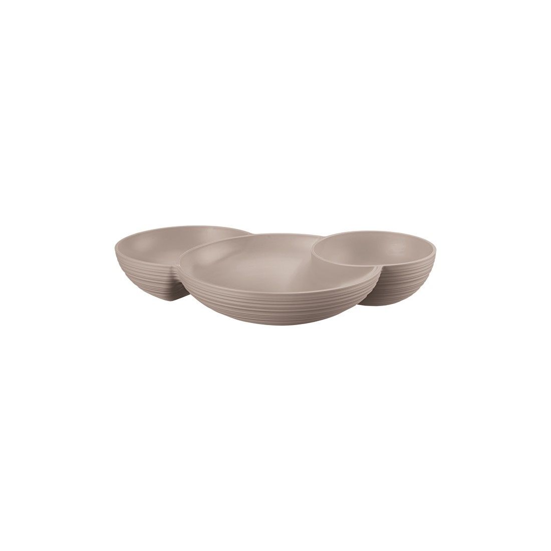 GUZZINI TIERRA 3LÜ ÇEREZLİK BOZ KAHVERENGİ 29,5*21,4*5,2 CM