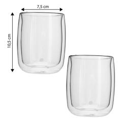 JUMBO GLORY D. WALL ÇİFT CİDARLI KASE  400 ML 2'Lİ HRC