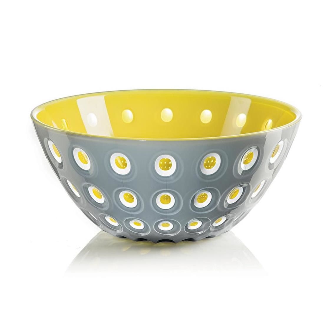 GUZZINI LE MURRINE KASE GRİ SARI 25 CM