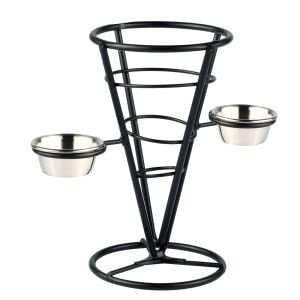 KÜLAH SOSLUKLU PATATES SUNUM SEPETİ 12*20CM