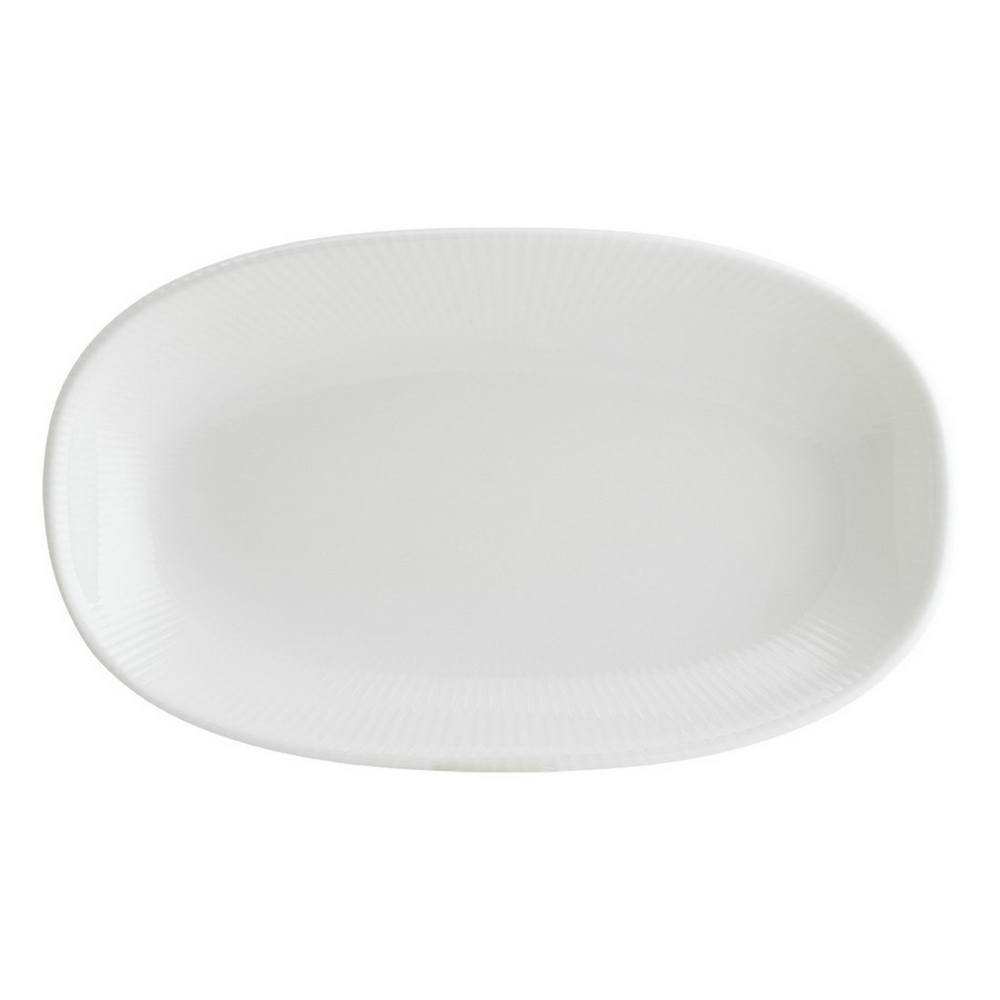 IRİS WHİTE GOURMET OVAL KAYIK TABAK 15*8.5 CM