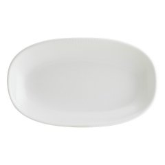 IRİS WHİTE GOURMET OVAL KAYIK TABAK 15*8.5 CM