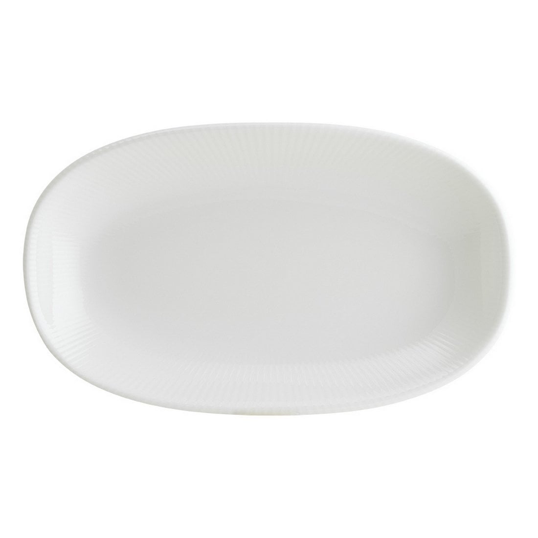 IRİS WHİTE GOURMET OVAL KAYIK TABAK 24*14 CM