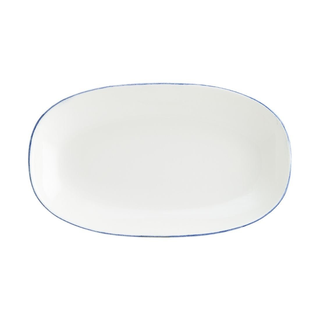RETRO DENİM GOURMET OVAL KAYIK TABAK 15*8.5 CM