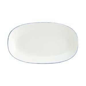 RETRO DENİM GOURMET OVAL KAYIK TABAK 15*8.5 CM