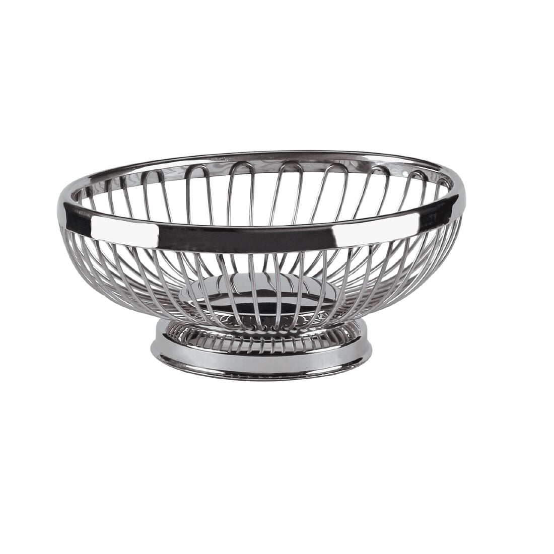 PAS. OVAL EKMEK VE MEYVE SEPETİ 25*18CM