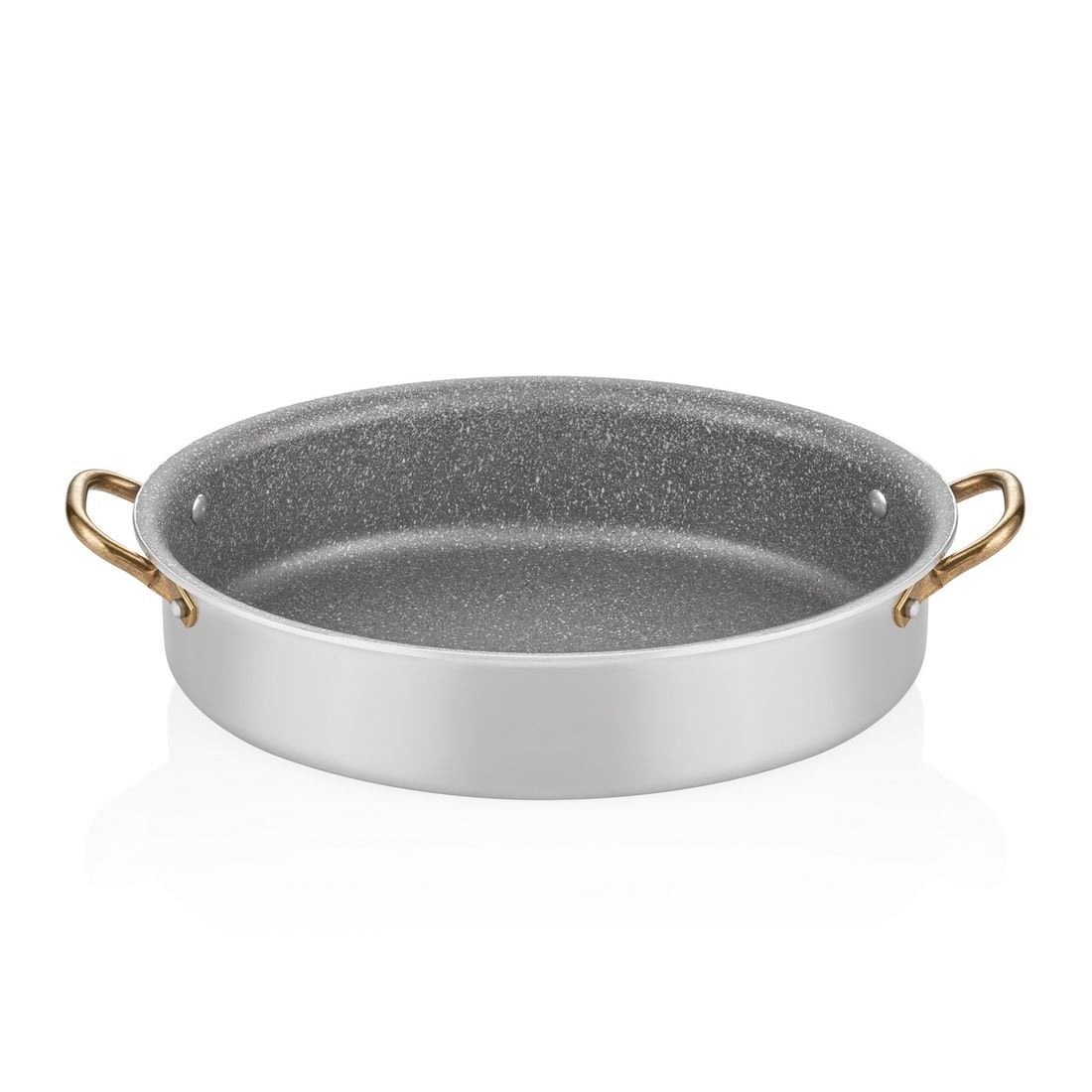 ALU GRANİT OVAL TENCERE 28*21*7CM