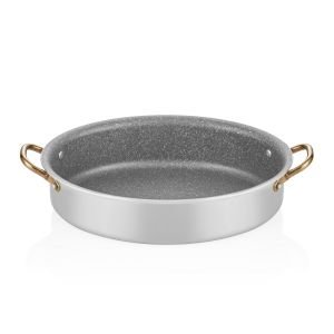 ALU GRANİT OVAL TENCERE 28*21*7CM