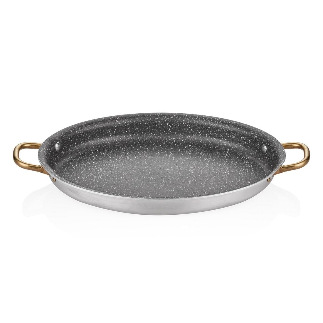 ALU GRANİT OVAL OMLET TAVA 28*21*4CM