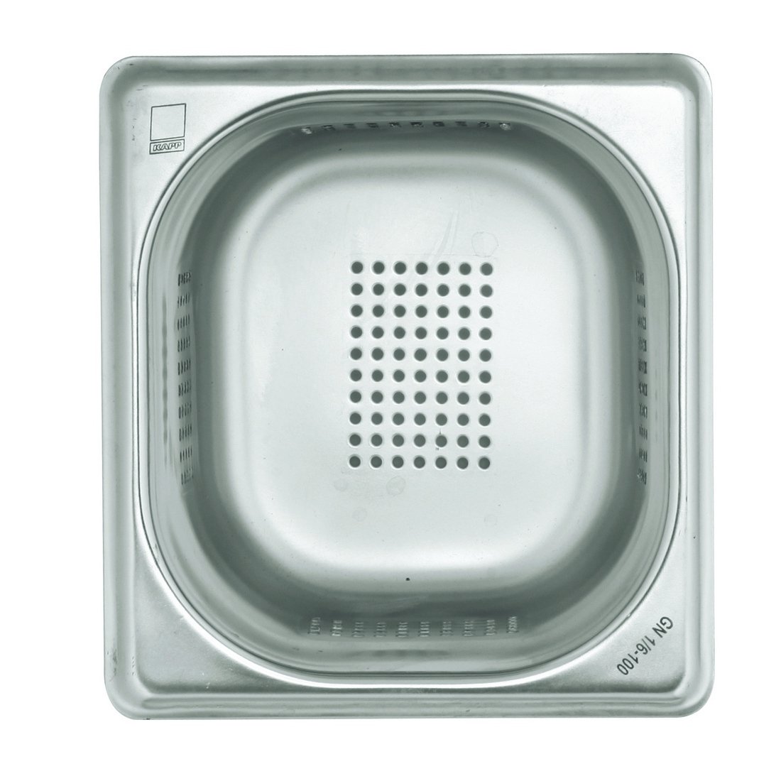GASTRONOM KÜVET SÜZGEÇLİ 1/6 100 MM
