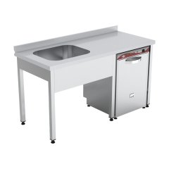 TEK EVYELİ TEZGAH SOL 1600*700*850 (MAKİNA GİRİŞLİ)