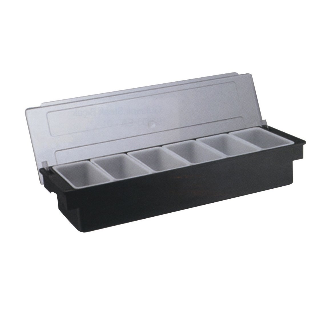 POLİCARBON KAPAKLI BAR KONTEYNER 6'LI (50*16*9 CM)