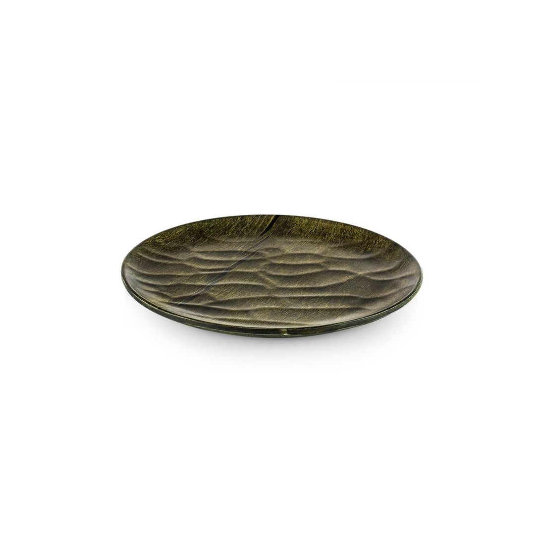 HİBRİT AHŞAP RÖLYEFLİ SERVİS YUVARLAK 32 CM