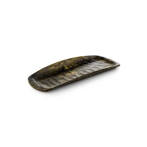 HİBRİT AHŞAP RÖLYEFLİ KAYIK 24*14 CM